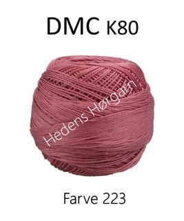 DMC K80 farve 223 Mørk rosa
