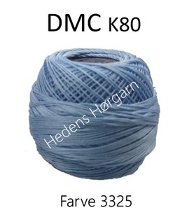 DMC K80 farve 3325 Lys blå Udgår