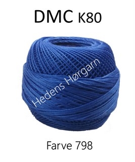 DMC K80 farve 798 Blå