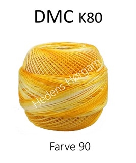 DMC K80 farve 90 gul multi