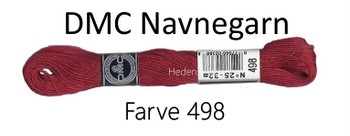 DMC Navnegarn  Nr. 25 farve 498