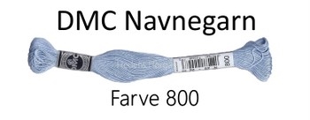 DMC Navnegarn  Nr. 25 farve 800