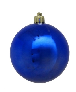 Julekugle 8 cm farve blå