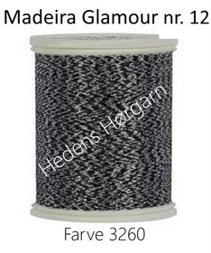 Madeira Glamour nr. 12 farve sølv/sort