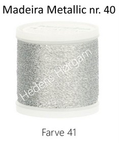 Madeira Metallic nr. 40 farve 41 sølv