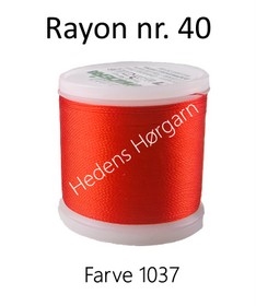 Madeira Rayon nr. 40 farve 1037 rød