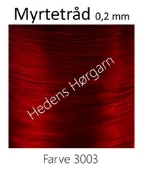 Myrtetråd 0,2 mm farve 3003 rød